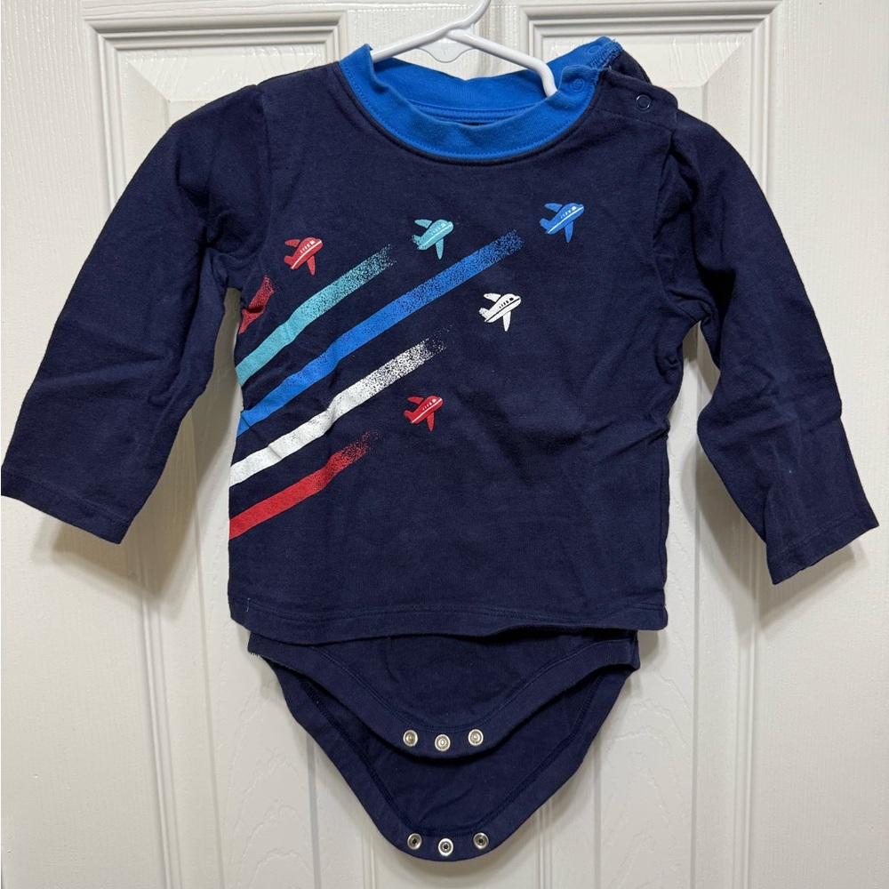 Gymboree Blue Baby Bodysuit